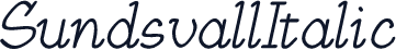 SundsvallItalic