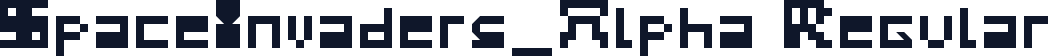 SpaceInvaders_Alpha Regular