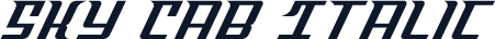 Sky Cab Italic