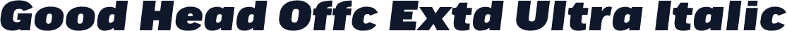 Good Head Offc Extd Ultra Italic