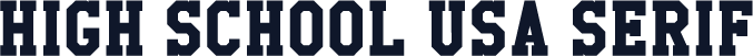 High School USA Serif