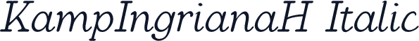KampIngrianaH Italic