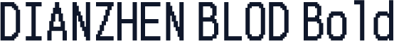 DIANZHEN BLOD Bold
