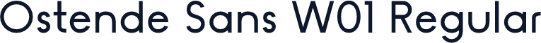 Ostende Sans W01 Regular
