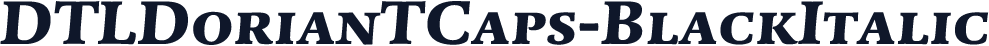 DTLDorianTCaps-BlackItalic