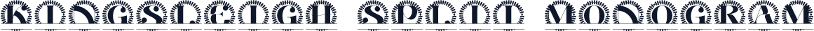 Kingsleigh Split Monogram