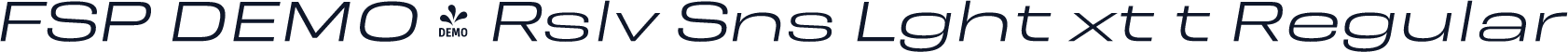 FSP DEMO - Rslv Sns Lght xt t Regular