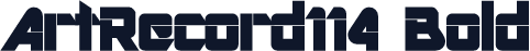ArtRecord114 Bold