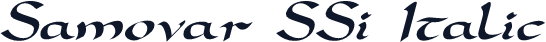 Samovar SSi Italic