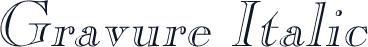 Gravure Italic