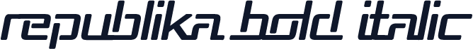 Republika Bold Italic