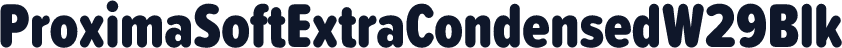 ProximaSoftExtraCondensedW29Blk