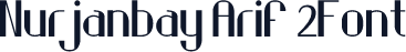 Nurjanbay Arif 2Font