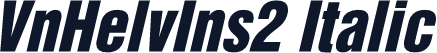 VnHelvIns2 Italic
