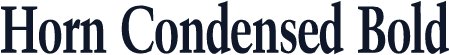 Horn Condensed Bold