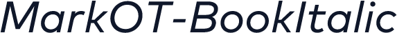 MarkOT-BookItalic