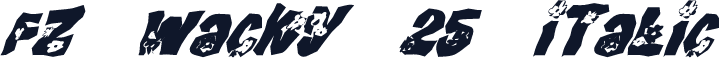 FZ WACKY 25 ITALIC
