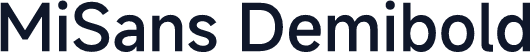 MiSans Demibold