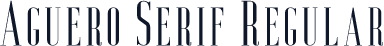 Aguero Serif Regular