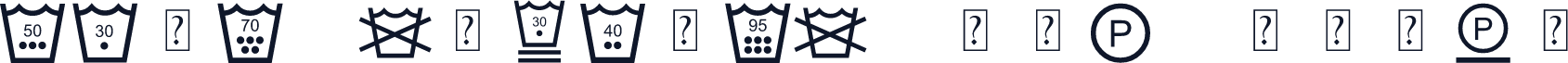 care symbols USA INDET