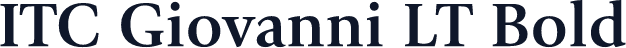 ITC Giovanni LT Bold