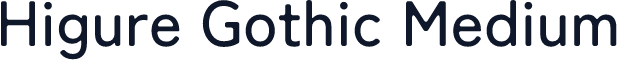 Higure Gothic Medium