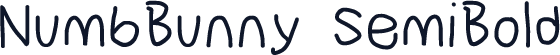 NumbBunny SemiBold