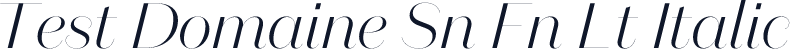 Test Domaine Sn Fn Lt Italic