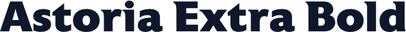 ☞Astoria Extra Bold