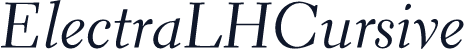ElectraLHCursive