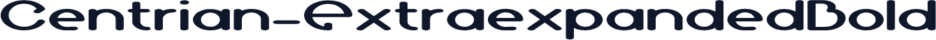Centrian-ExtraexpandedBold