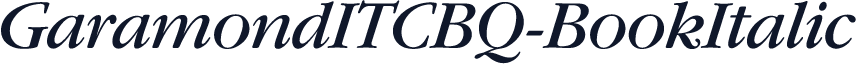 GaramondITCBQ-BookItalic