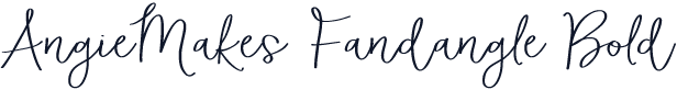 AngieMakes Fandangle Bold