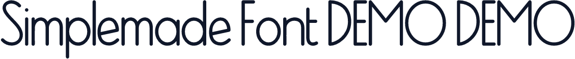 Simplemade Font DEMO DEMO