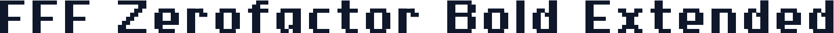 FFF Zerofactor Bold Extended
