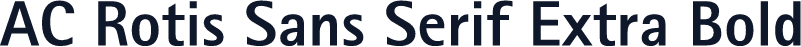 AC Rotis Sans Serif Extra Bold