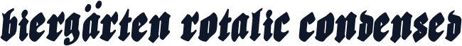 Biergärten Rotalic Condensed