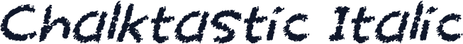 Chalktastic Italic