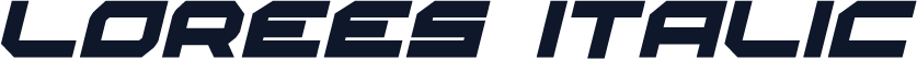lorees Italic