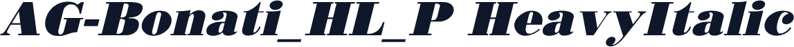 AG-Bonati_HL_P HeavyItalic