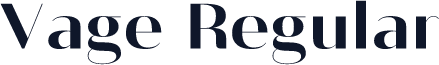 ☞Vage Regular