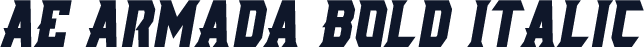 AE Armada Bold Italic