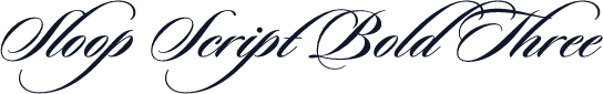 Sloop Script Bold Three