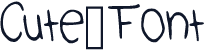 Cute_Font