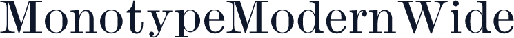 MonotypeModernWide