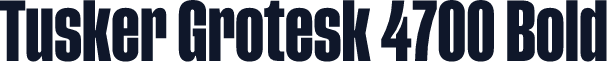 Tusker Grotesk 4700 Bold