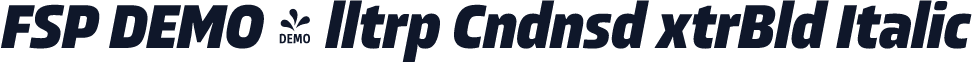 FSP DEMO - lltrp Cndnsd xtrBld Italic