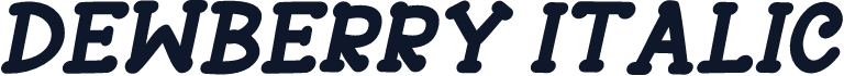 Dewberry Italic