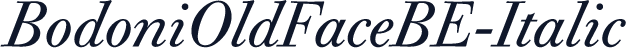 BodoniOldFaceBE-Italic