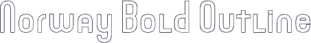 Norway Bold Outline